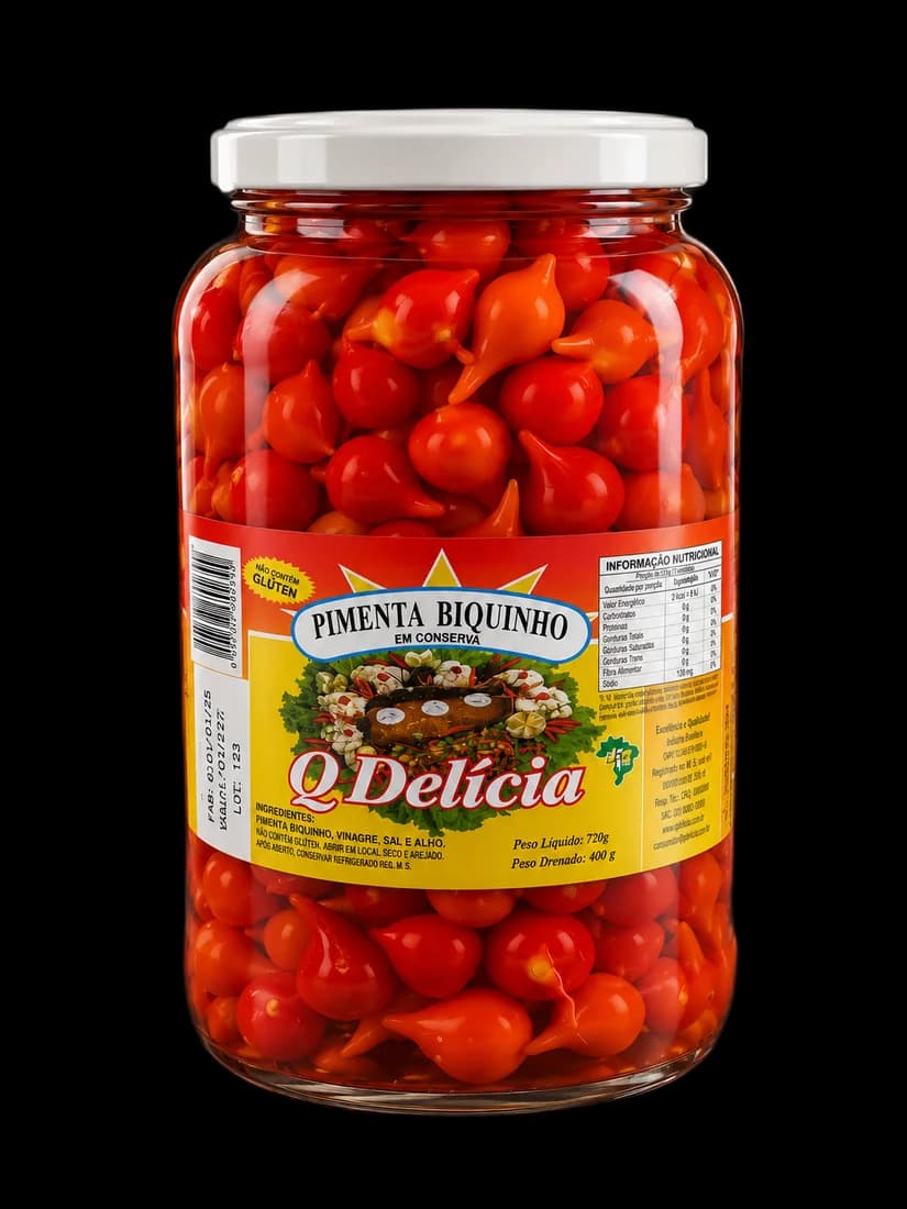 Pimenta Biquinho em Conserva